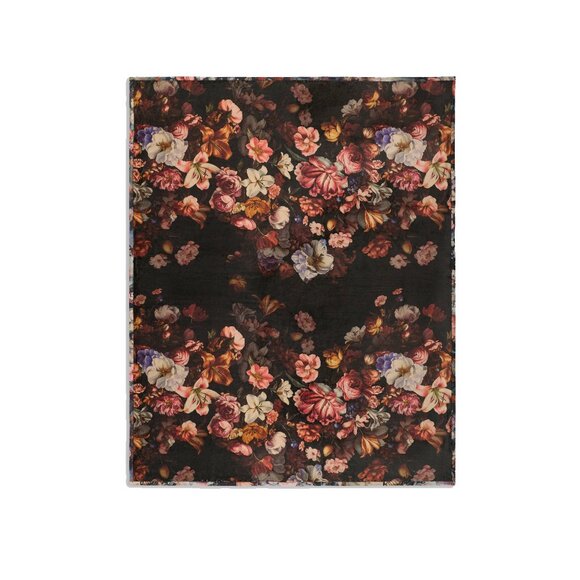 Johnny Was Janie Favorite Beckett Blooms Long Floral Midi Dress Dark Brown NEW - Picture 7 of 7